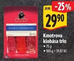 Albert Kmotr klobása trio nabídka