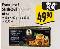 Albert Franz Josef sardelová očka nabídka