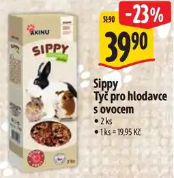 Albert Akinu sippy tyč pro hlodavce s ovocem nabídka