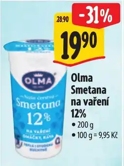 Albert Olma Smetana na vaření nabídka