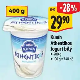 Albert Kunín Athentikos Jogurt bílý nabídka