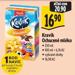 Albert Kravík Ochucené mléko nabídka
