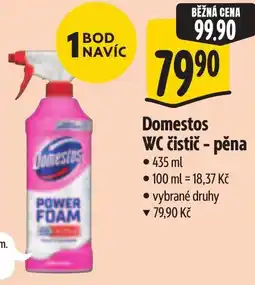 Albert Domestos WC čistič - pěna nabídka