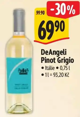 Albert DeAngeli Pinot Grigio nabídka