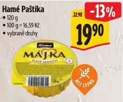 Albert Hamé Paštika nabídka