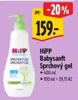 Albert HiPP Babysanft Sprchový gel nabídka