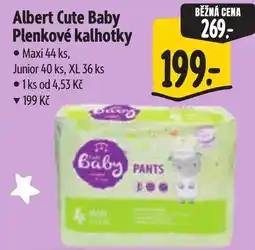 Albert Albert Cute Baby Plenkove kalhotky nabídka