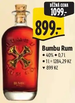 Albert Bumbu Rum nabídka
