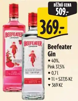 Albert Beefeater Gin nabídka