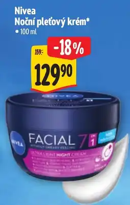 Albert Nivea noční pleťový krém nabídka