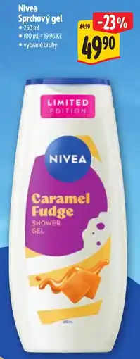 Albert Nivea sprchový gel caramel fudge nabídka