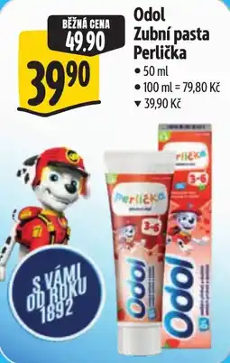Albert Odol zubní pasta Perlička nabídka