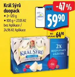 Albert Král Sýrů duopack nabídka