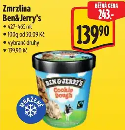 Albert Ben & Jerry's Cookie Dough nabídka