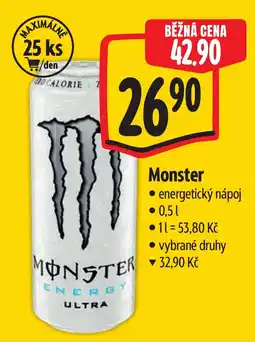 Albert Monster energetický nápoj nabídka