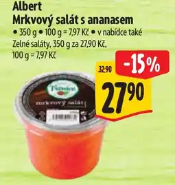 Albert Albert mrkvový salát s ananasem nabídka