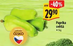 Albert Paprika světlá nabídka