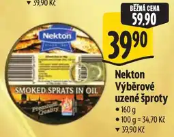 Albert Nekton výběrové uzené šproty nabídka