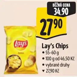 Albert Lay's Chips nabídka