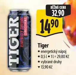 Albert Tiger energetický nápoj nabídka