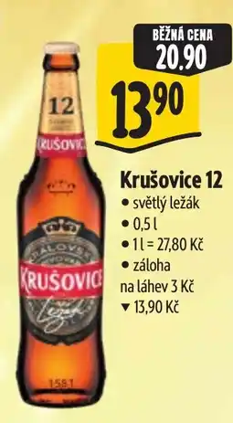 Albert Krušovice 12 nabídka