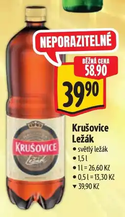 Albert Krušovice Ležák nabídka
