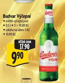 Albert Budvar Výčepní nabídka