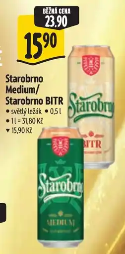 Albert Starobrno Medium/Starobrno BITR nabídka