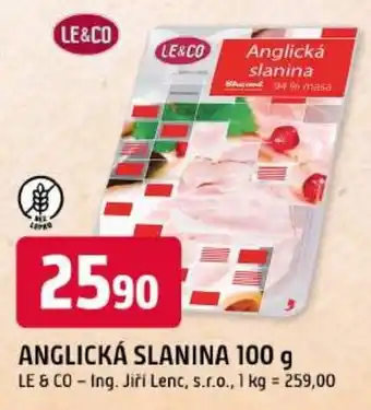 Le & Co anglická slanina