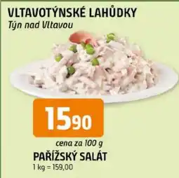 Trefa Vltavotýnské lahůdky Pařížský salát nabídka