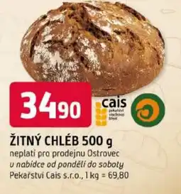 Trefa Cais žitný chléb nabídka