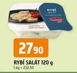 Trefa Pezarovyske rybí salát nabídka