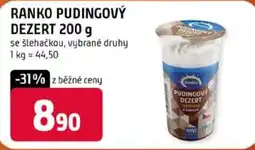 Trefa Ranko pudingový dezert nabídka