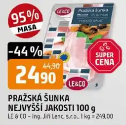 Trefa Le & Co pražská šunka nabídka