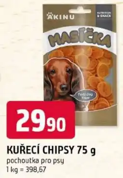 Trefa Akinu kuřecí chipsy nabídka