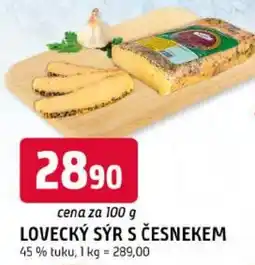 Trefa Lovecký sýr s česnekem nabídka