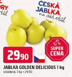 Trefa Ceska jablka golden delicious nabídka