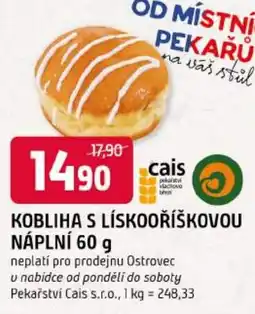 Trefa Cais kobliha s lískaoršíškovou náplní nabídka