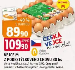 Trefa Vejce Kosičky nabídka
