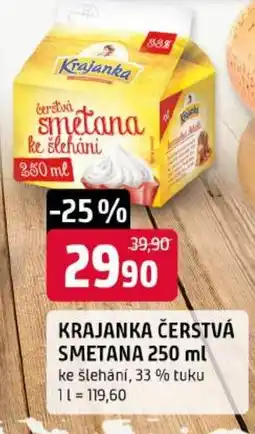 Trefa Krajanka čerstvá smetana nabídka
