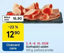 Tesco Gothajský salám nabídka