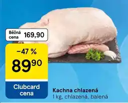 Tesco Kachna chlazená nabídka