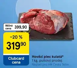 Tesco Hovězí plec kulatá nabídka