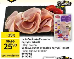 Tesco Le & Co Šunka Zvonařka nabídka