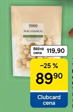 Tesco Tesco macadamie nabídka