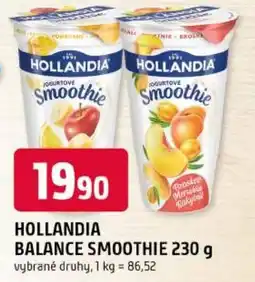 Trefa Hollandia balance smoothie nabídka