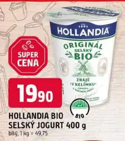 Trefa Hollandia bio selský jogurt nabídka