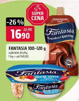 Trefa Fantasia tvarohová kapsička nabídka