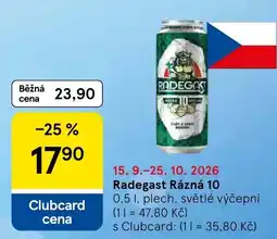 Tesco Radegast Rázná 10 nabídka