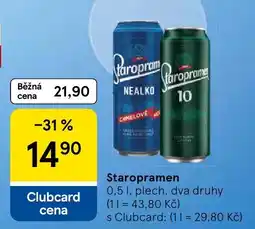 Tesco Staropramen nabídka